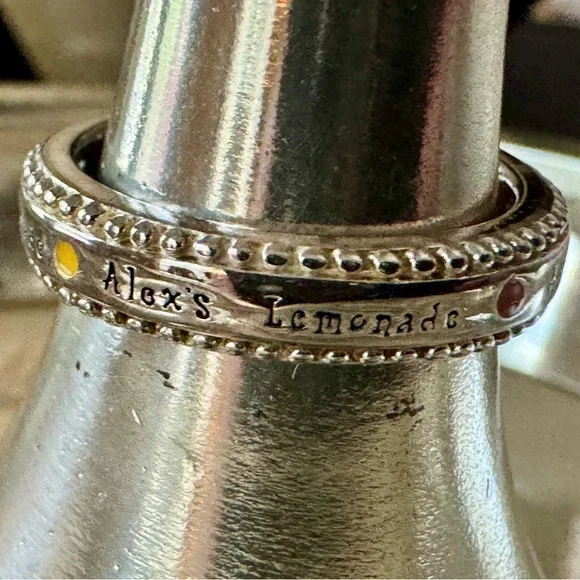 Alex’s Lemonade Silver Ring Size 7 - Picture 1 of 7